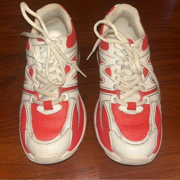 Michael Kors Shoes - Michael Kors Pink and White Sneakers